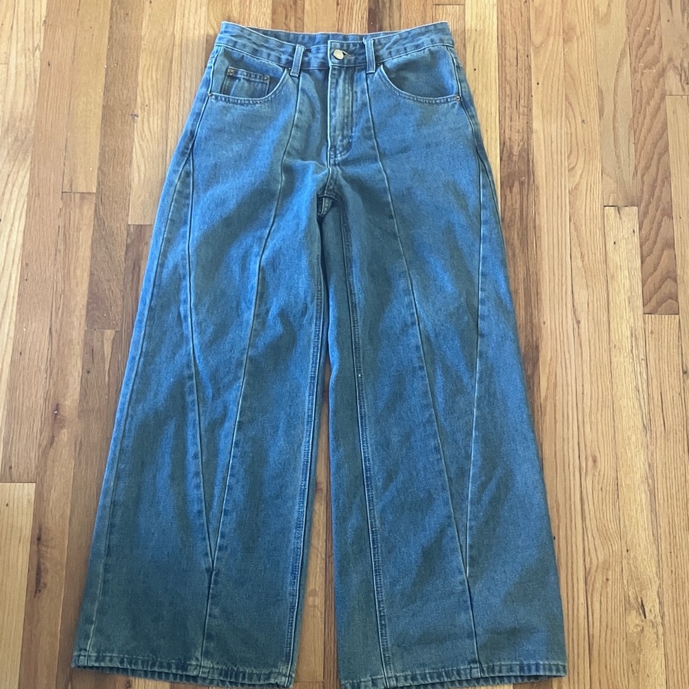Cider Blue Flare & Wide Leg Jeans